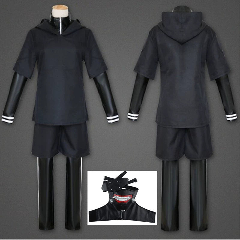 Ken Kaneki Kampf Tokyo Ghoul Kampf Anzug Set Cosplay Kostuem Damen