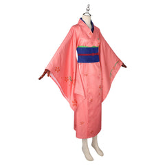 Shimura Tae Gintama Pinkes Yukata Set Cosplay Kostuem Damen