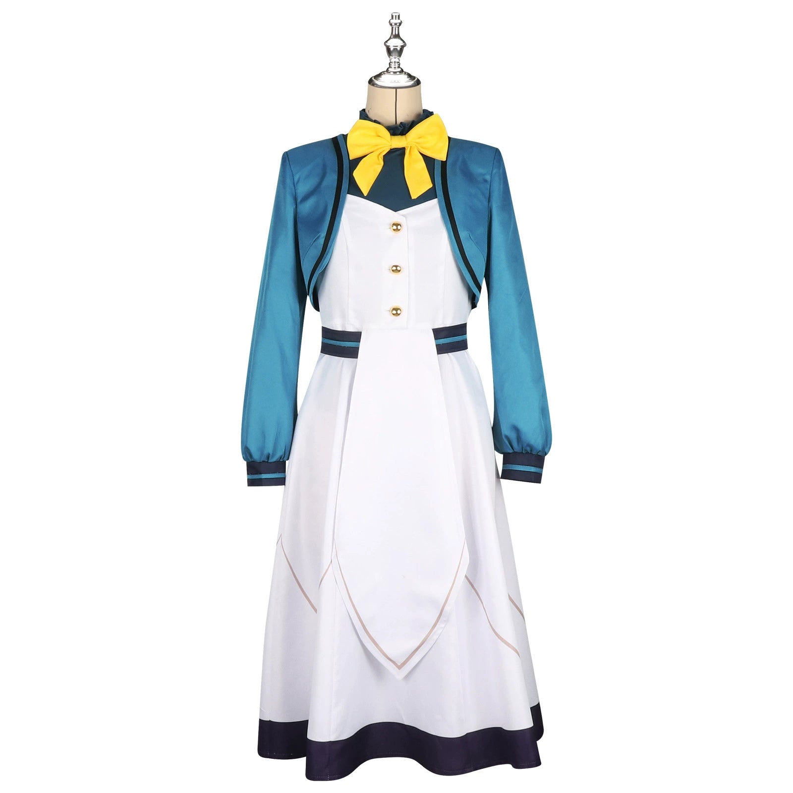 Monica Silent Witch Magier-Akademie-Kleid Cosplay Kostuem Damen