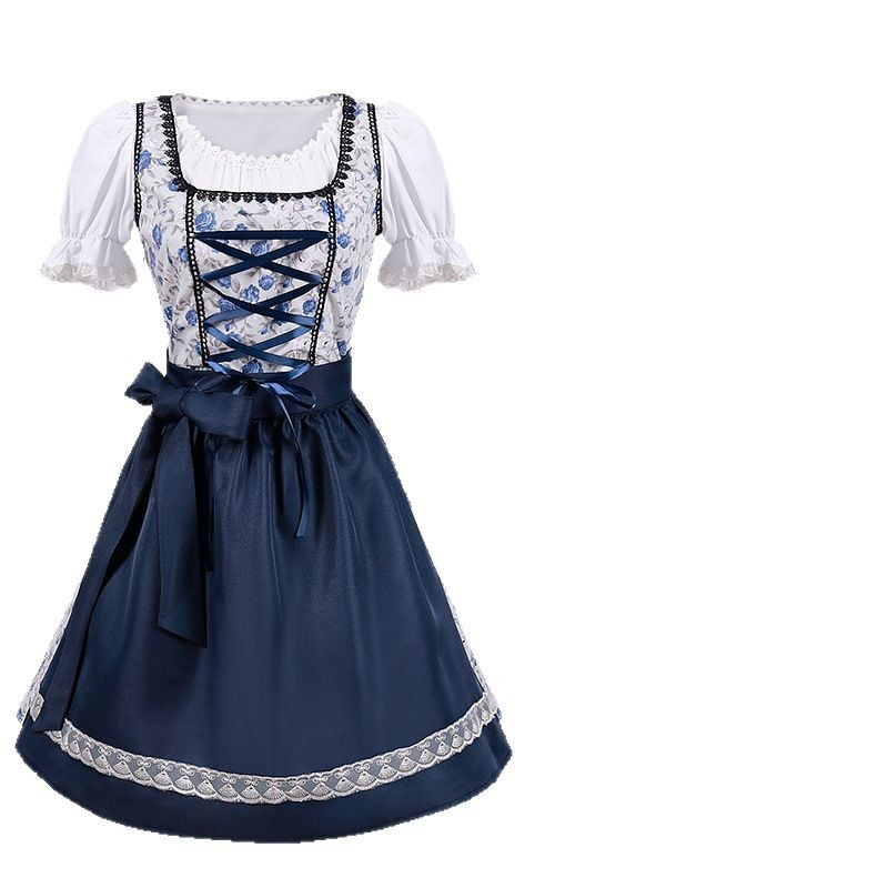 Wiesn-Maiden-Kleid – Farbkontrast-Dirndl-Set, DAMEN