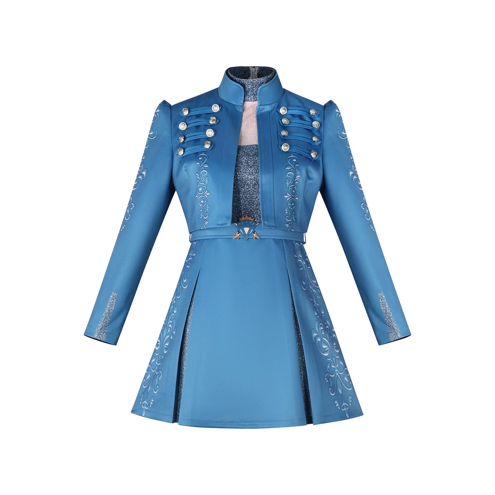 Chloe Dark Wonderland Descendants Dunkles Maerchen Kleid Cosplay Kostuem Damen