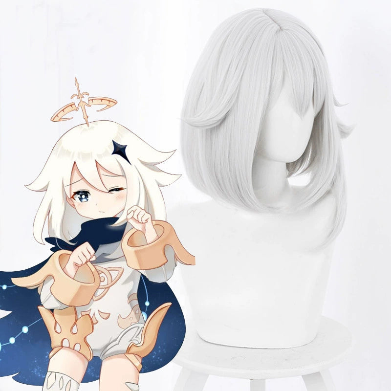Paimon Cosplay Peruecke Damen