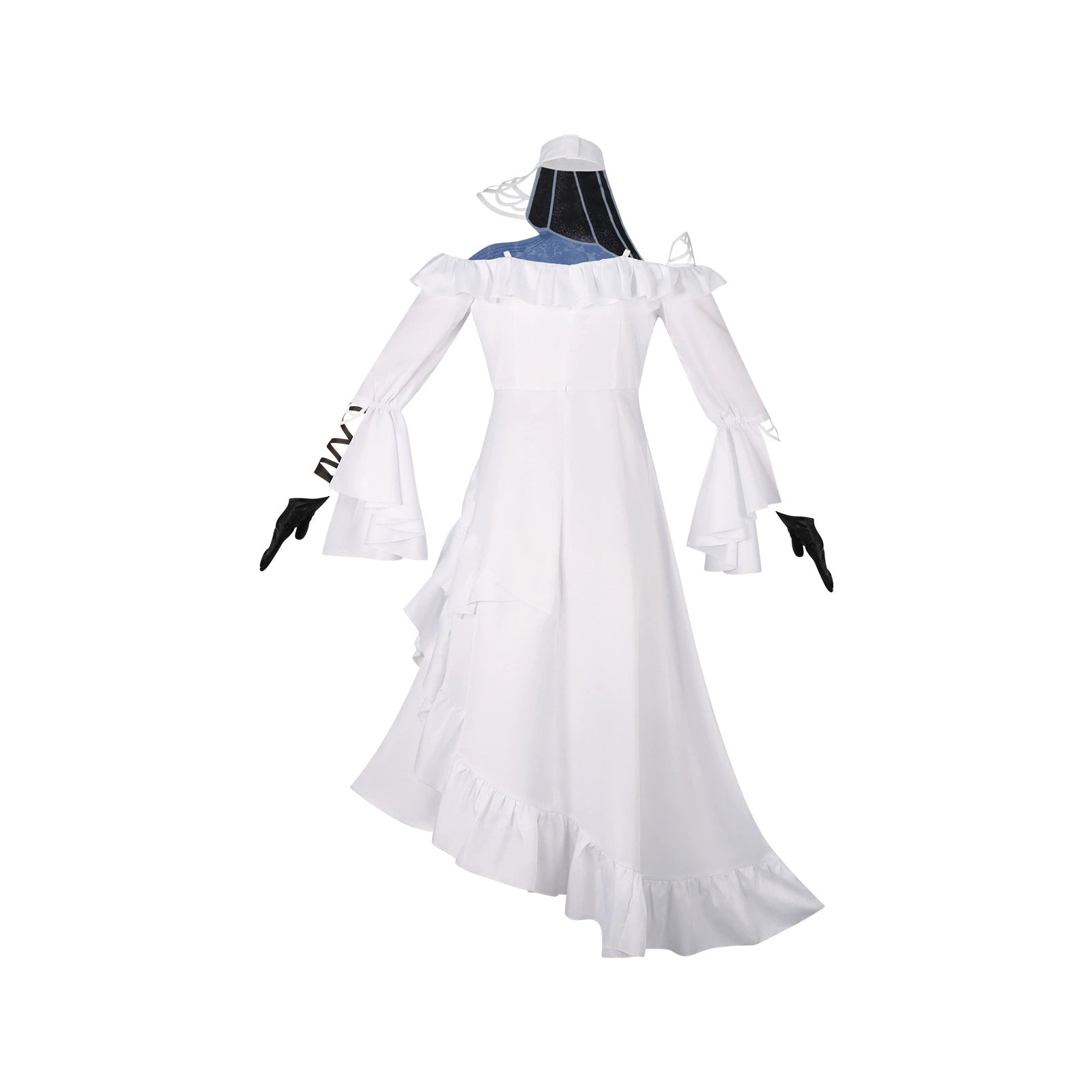 Phrolova Wuthering Waves Weißes Kleid Cosplay Kostuem Damen Weiß