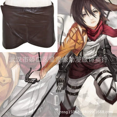 Aufklaerungstruppe Rock Attack on Titan Umhang mit Ledersatz Cosplay Kostuem Damen