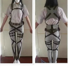 Umhang Set Attack on Titan Kapuzen Umhang Set Cosplay Kostuem Damen