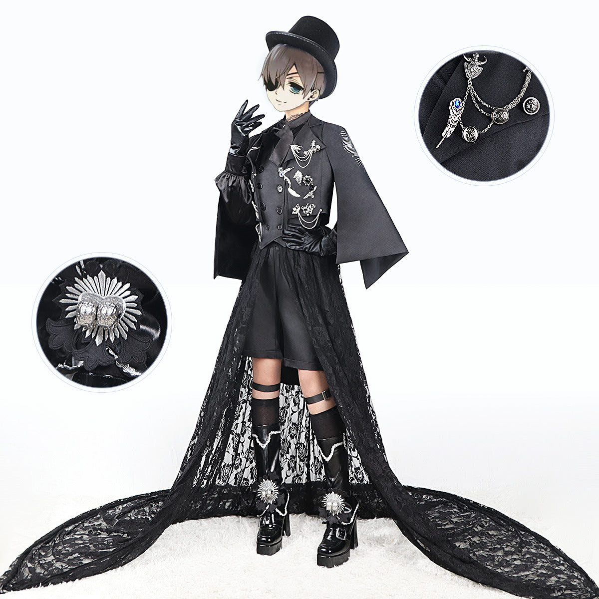 Black Butler Ciel Fifteenth Anniversary Outfit Costume Set