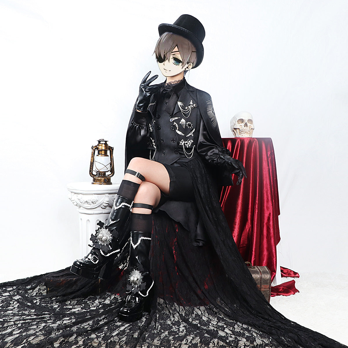 Black Butler Ciel Fifteenth Anniversary Outfit Costume Set