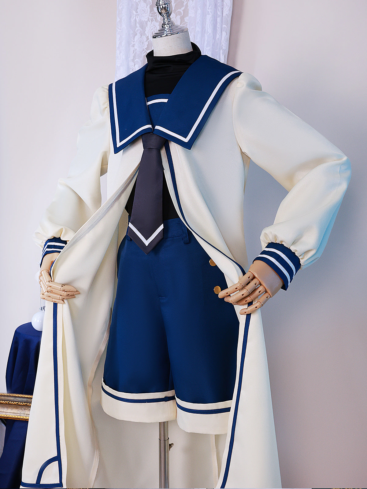 Black Butler Ciel Phantomhive Scalloped Clothes Costume Set