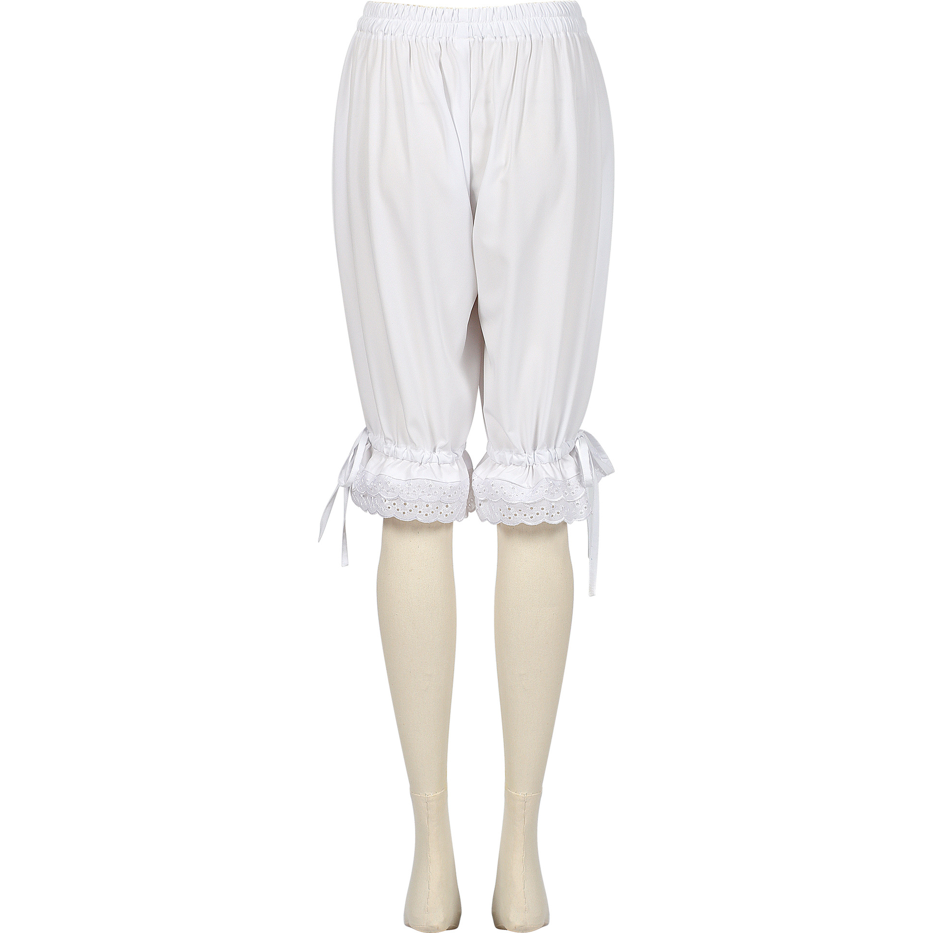 Spitzen-Pluderhose – viktorianische Bloomers für Renaissance & Lolita, DAMEN