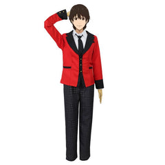 Yumeko Jabami Kakegurui Rote Schuluniform Cosplay Kostuem Damen