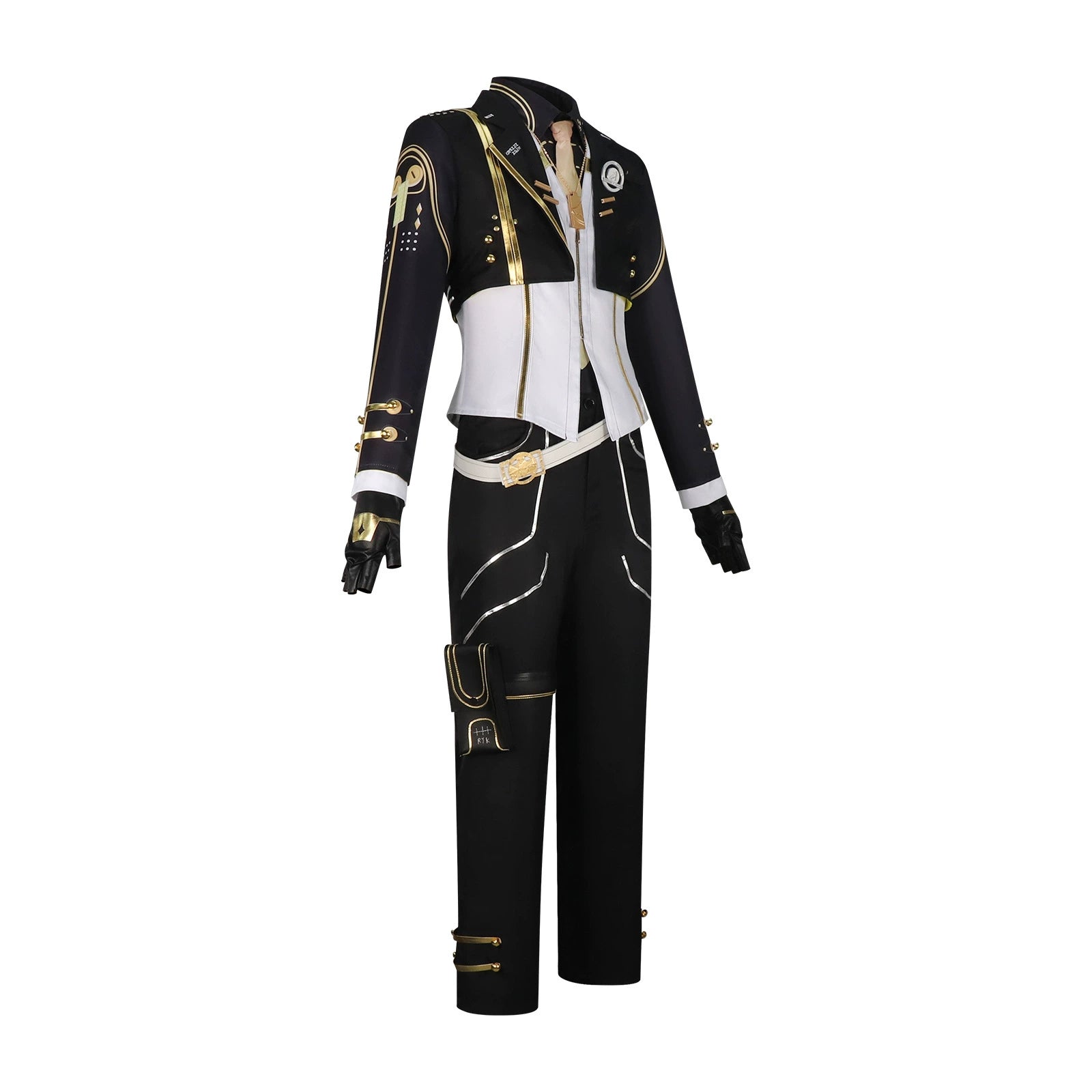 Rover Wuthering Waves Kampfanzug Cosplay Kostuem Damen Schwarz
