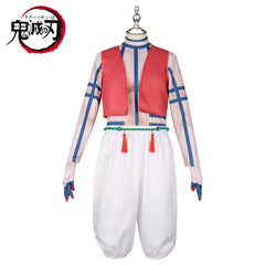 Akaza Demon Slayer Upper Moon Three Cosplay Kostuem Damen