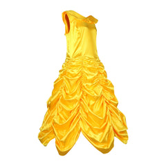 Belle Disney Gelues Ballkleid Cosplay Kostuem Damen