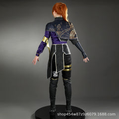 Maelle Clair Obscur 33 Uniform Cosplay Kostuem Damen Violett