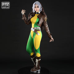 Squirrel Girl Marvel Rivals Set Cosplay Kostuem Damen Gruen Gelb