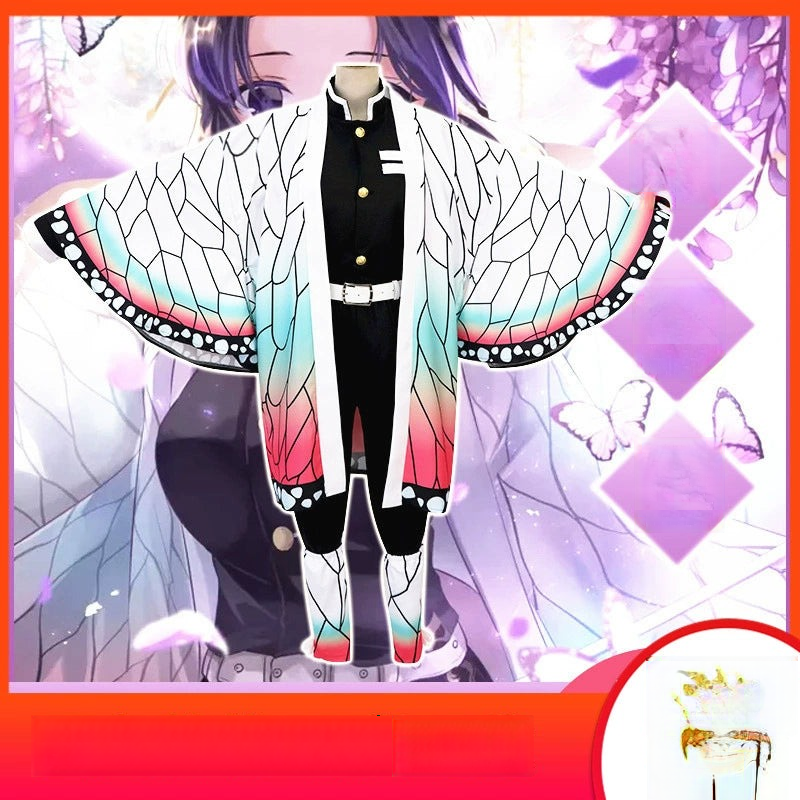 Shinobu Kocho Demon Slayer Insect Hashira Cosplay Kostuem Damen