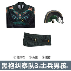 Soldier Boy The Boys Kampfanzug Cosplay Kostuem Damen Gruen