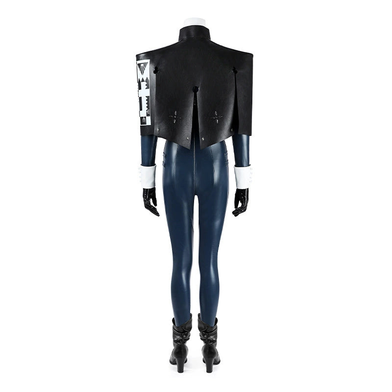 Hulkenberg Metaphor ReFantazio Ruestung Cosplay Kostuem Damen Schwarz Blau