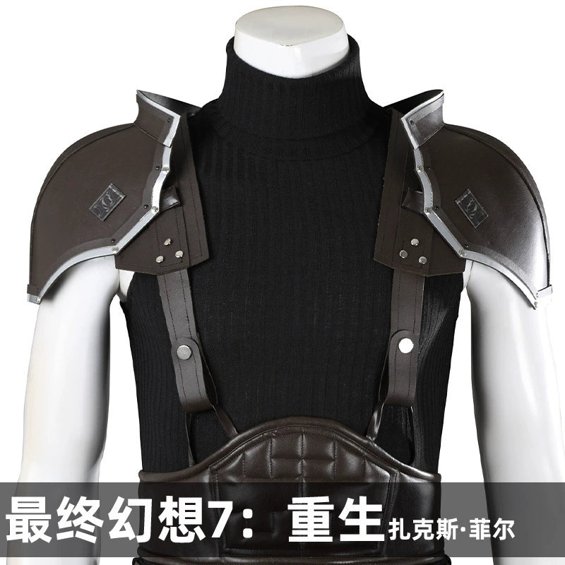 Zack Fair Final Fantasy VII Anzug Cosplay Kostuem Damen Schwarz