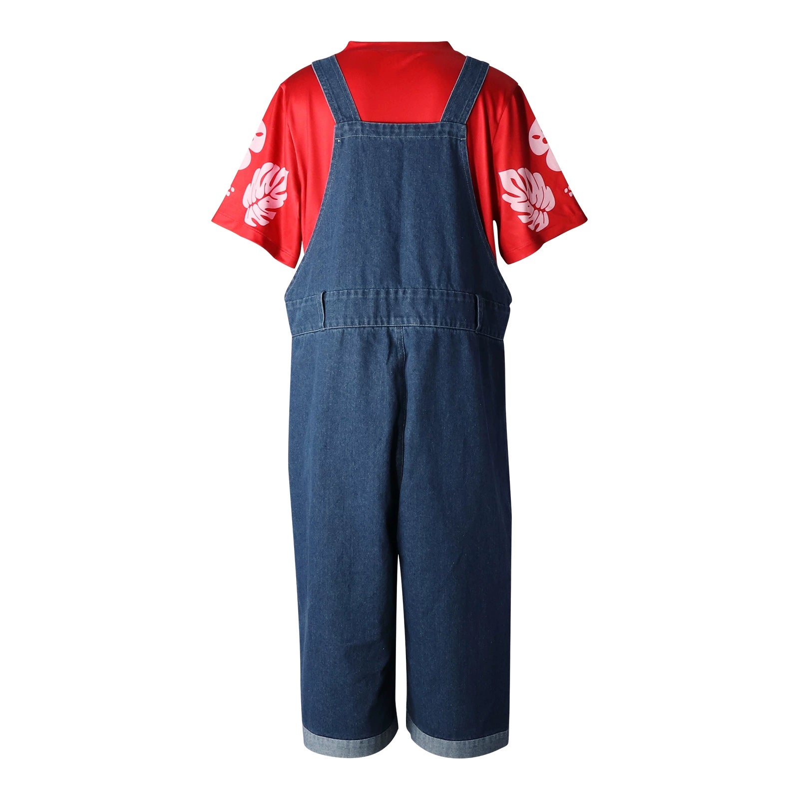 Stitch Cowgirl Lilo & Stitch Denim Latzhose Set Cosplay Kostuem Damen
