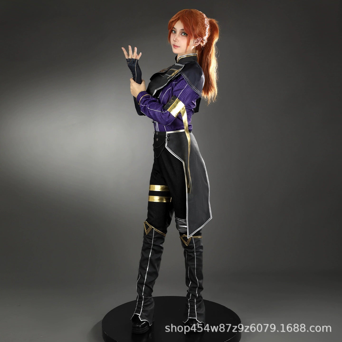 Maelle Clair Obscur 33 Uniform Cosplay Kostuem Damen Violett