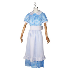 Pilgrim Girl Halloween & Mittelalter Prairie-Spitzenkleid Cosplay Kostuem Damen