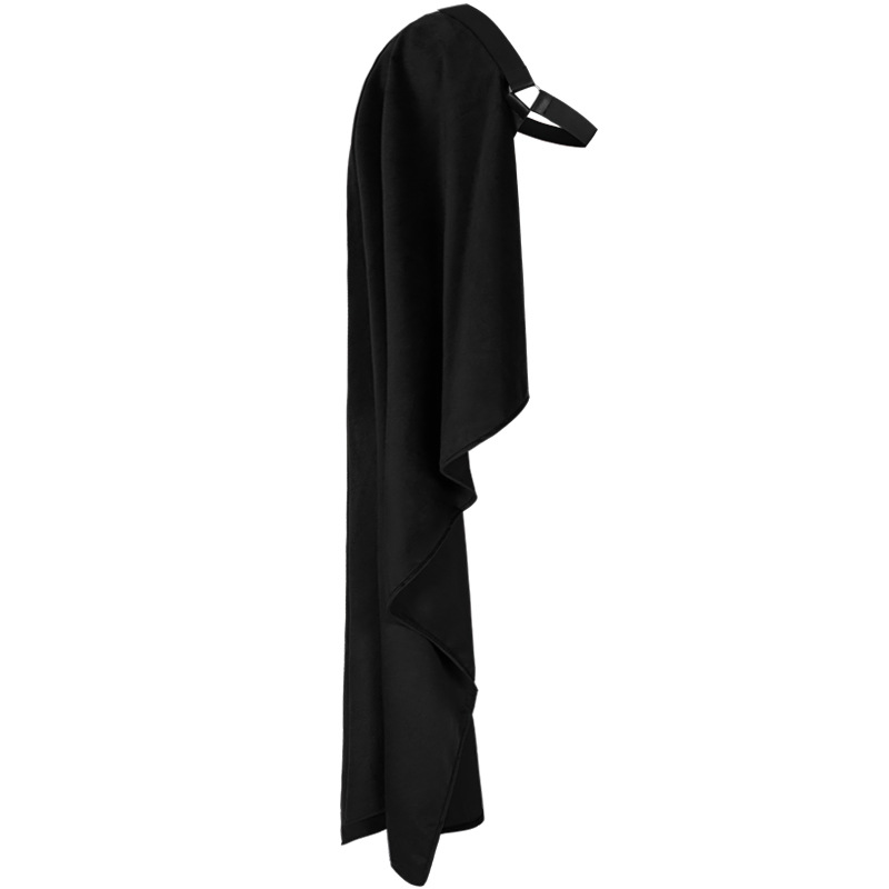 Halbschulter-Umhang mit Gürtel – Steampunk-Cape, UNISEX