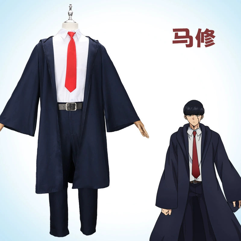 Mash Burnedead Mashle Akademie-Umhang-Set Cosplay Kostuem Damen