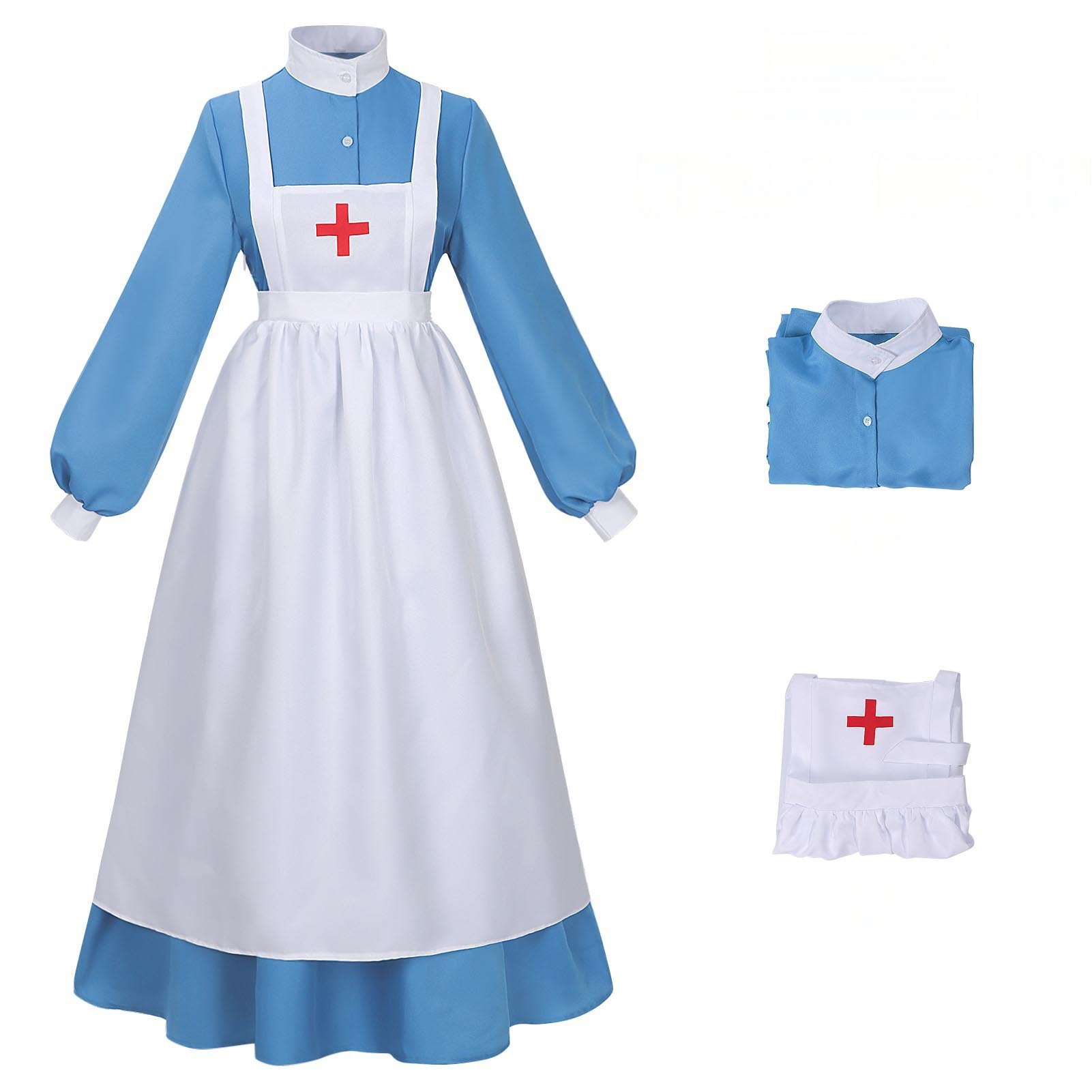 Nonnen & Schwester-Kollektion – Habit und Krankenschwester-Kleid für Theater, DAMEN