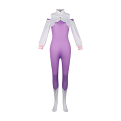 Emilia Re:Zero Violetter Catsuit Cosplay Kostuem Damen