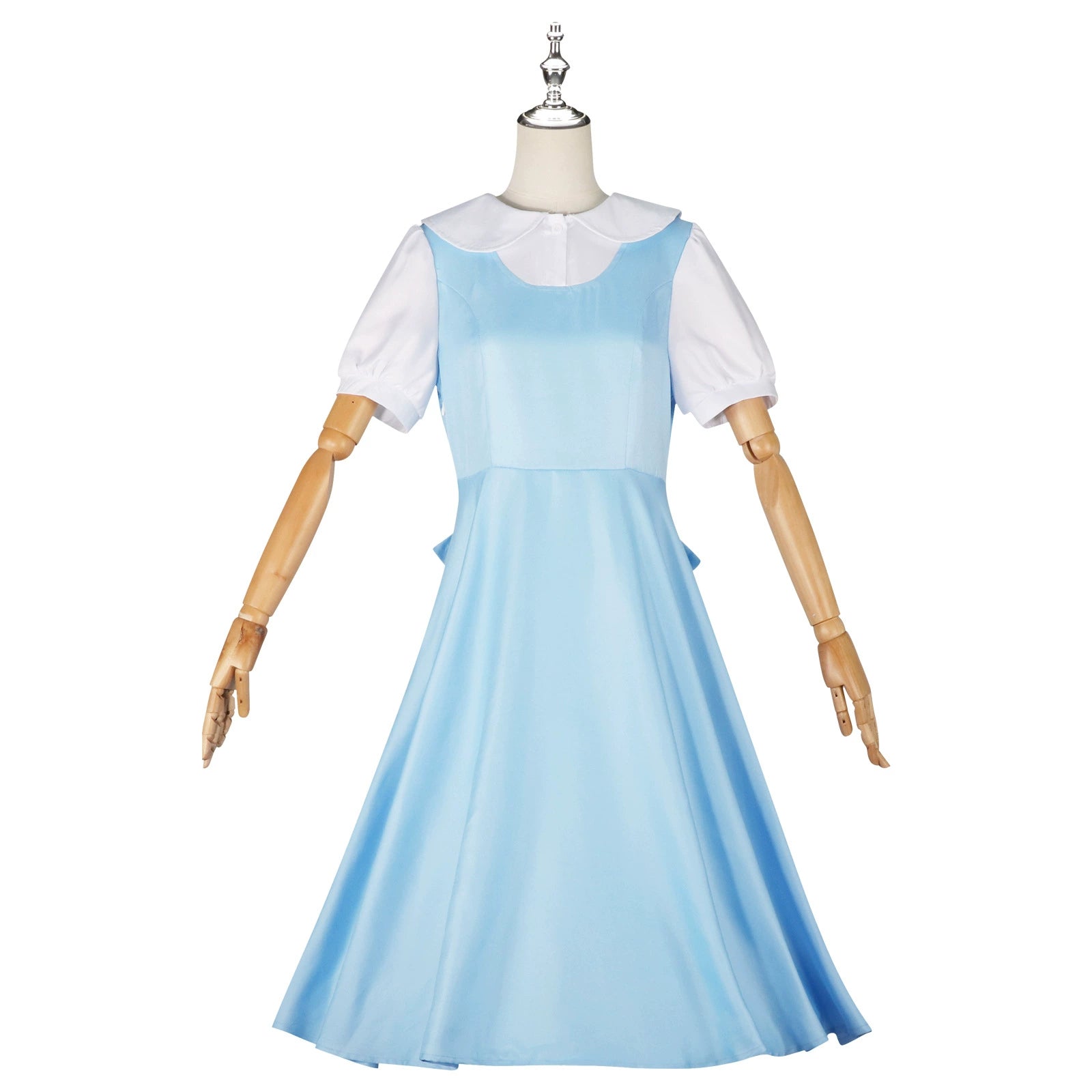 Akane Tendo Ranma Blaues Alltagskleid Cosplay Kostuem Damen