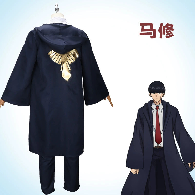 Mash Burnedead Mashle Akademie-Umhang-Set Cosplay Kostuem Damen