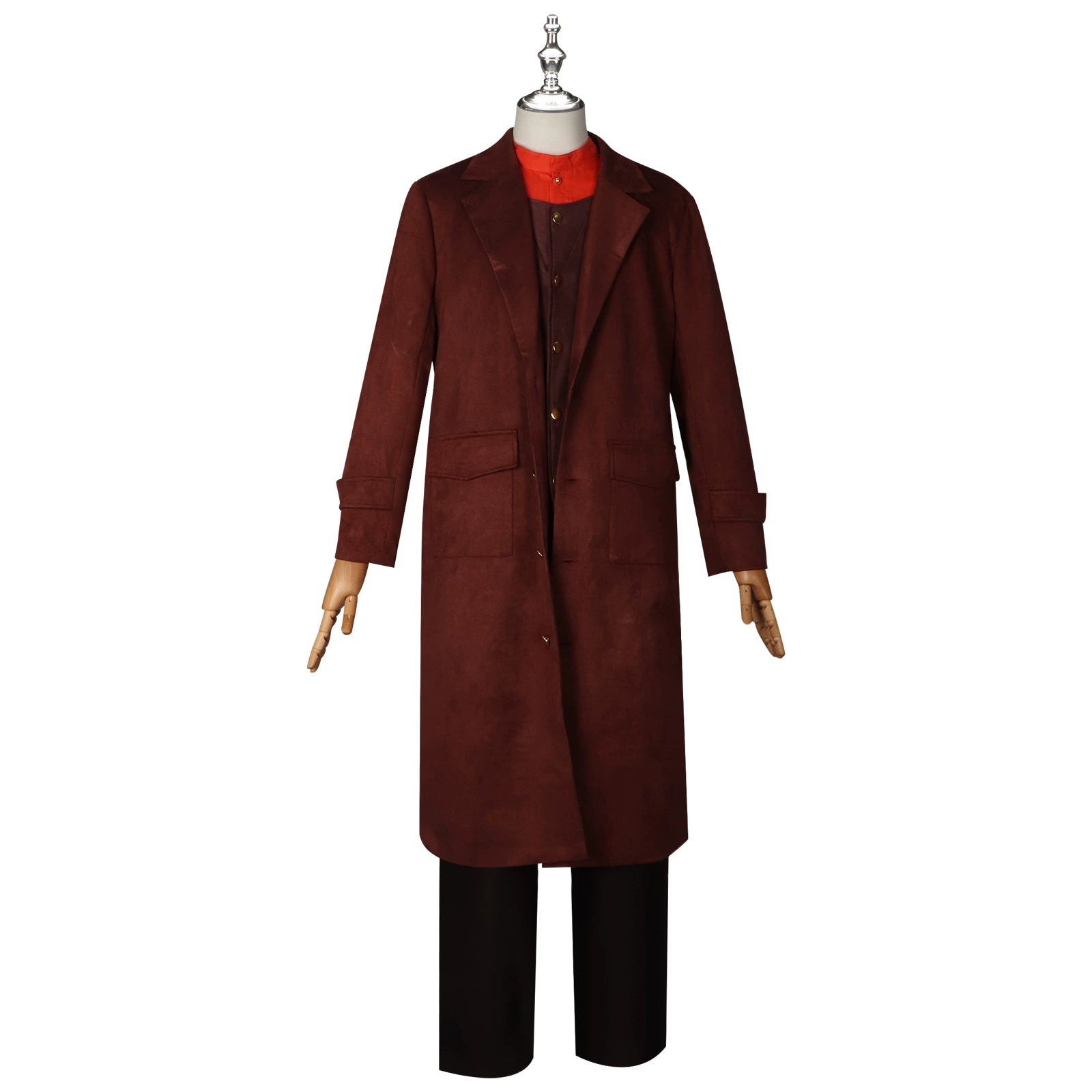 Rubeus Hagrid Harry Potter Wildhueter Mantel Set Cosplay Kostuem Damen