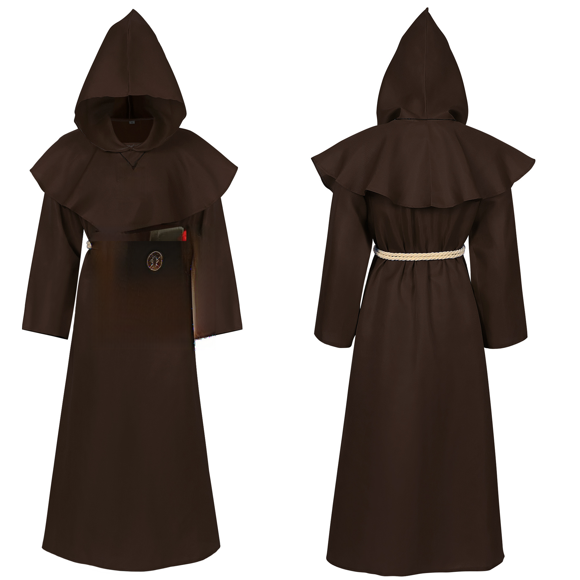 Sensenmann-Umhang BASIC – günstiges Halloween-Cape, Einheitsgröße