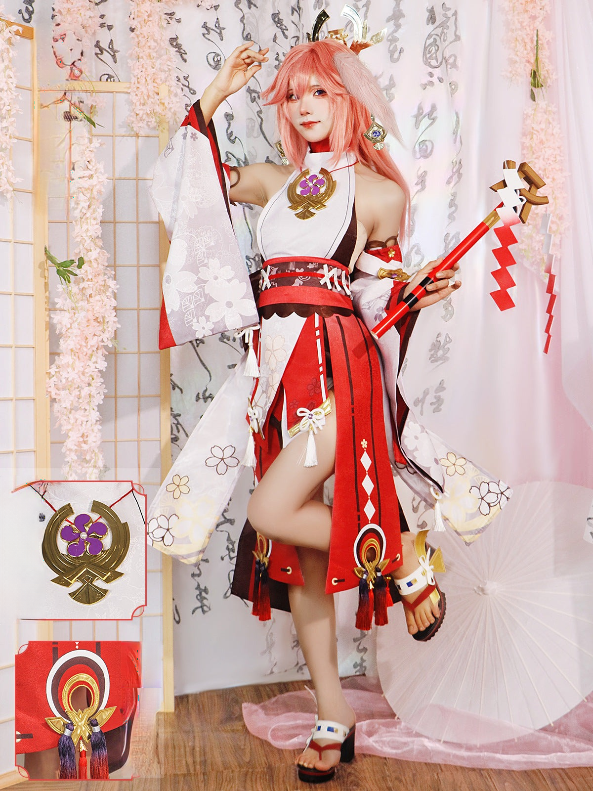 Genshin Impact Yae Miko Costume Set