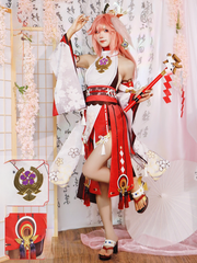 Genshin Impact Yae Miko Costume Set