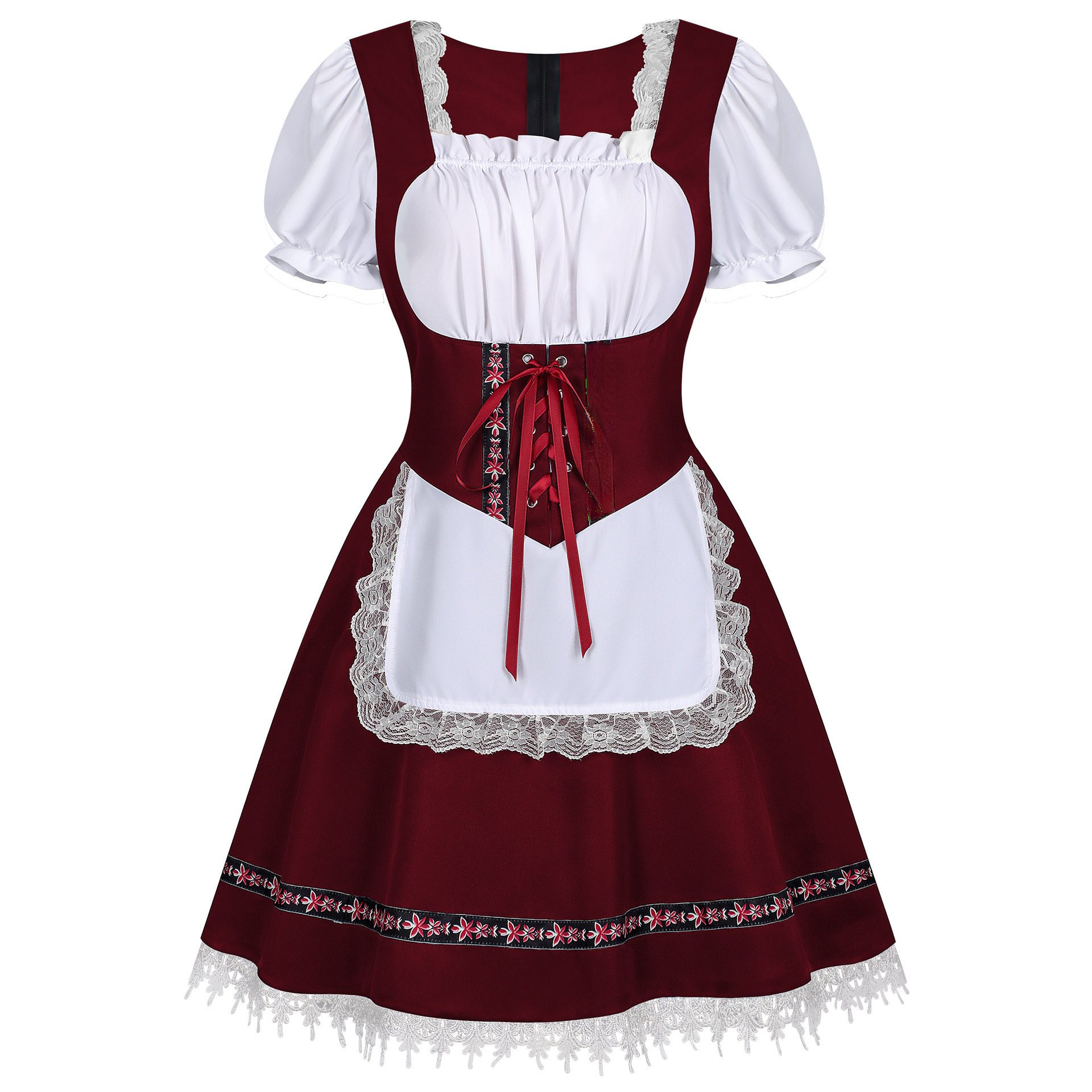 Bayerisches Farmkleid – Oktoberfest Trachtenkleid in Landhaus-Optik, DAMEN