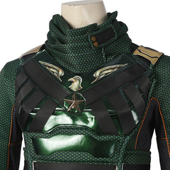 Soldier Boy The Boys Anzug Cosplay Kostuem Damen Gruen Gold