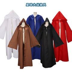 Jedi Knight Star Wars Kutte mit Kapuze Cosplay Kostuem Damen