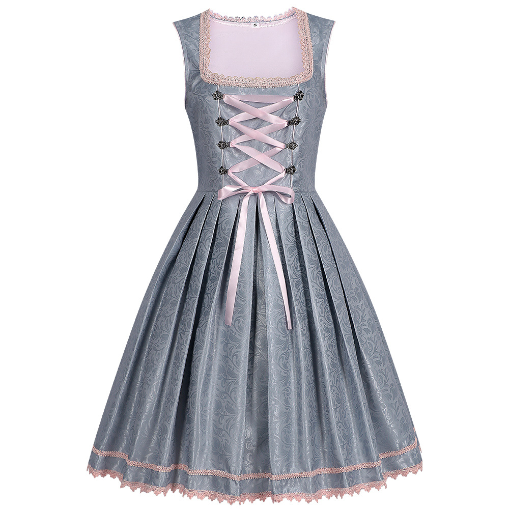 Dirndl mit Korsett – Wiesn-Kleid mit Schnürung, DAMEN