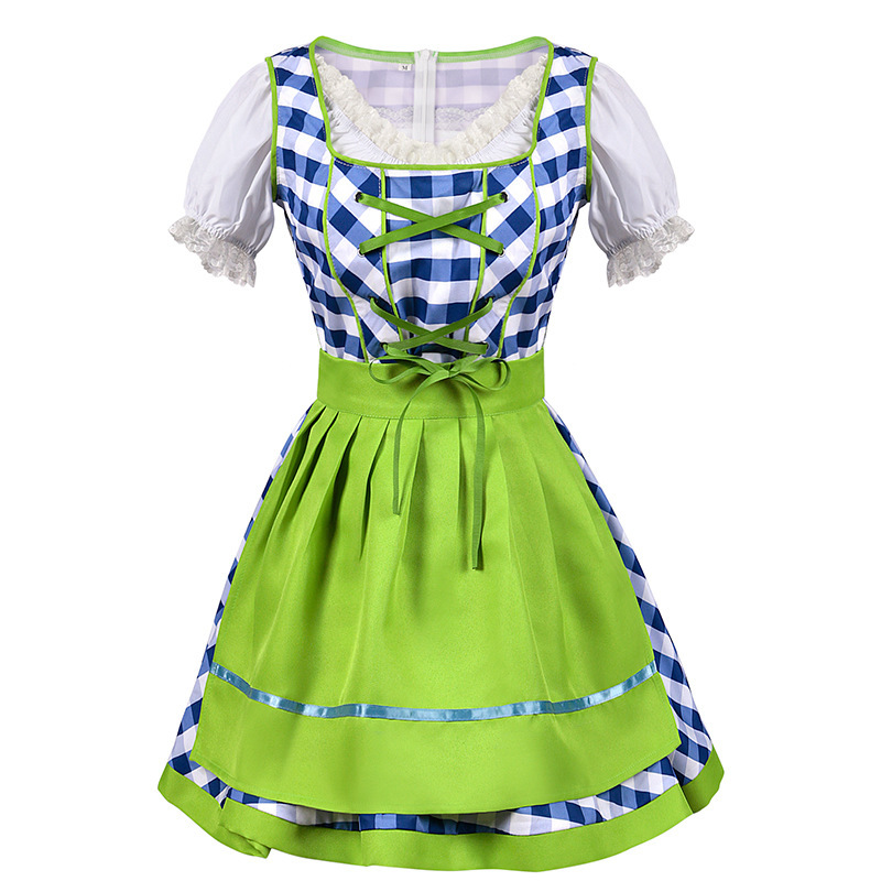 Wiesn-Maiden-Kleid – Farbkontrast-Dirndl-Set, DAMEN