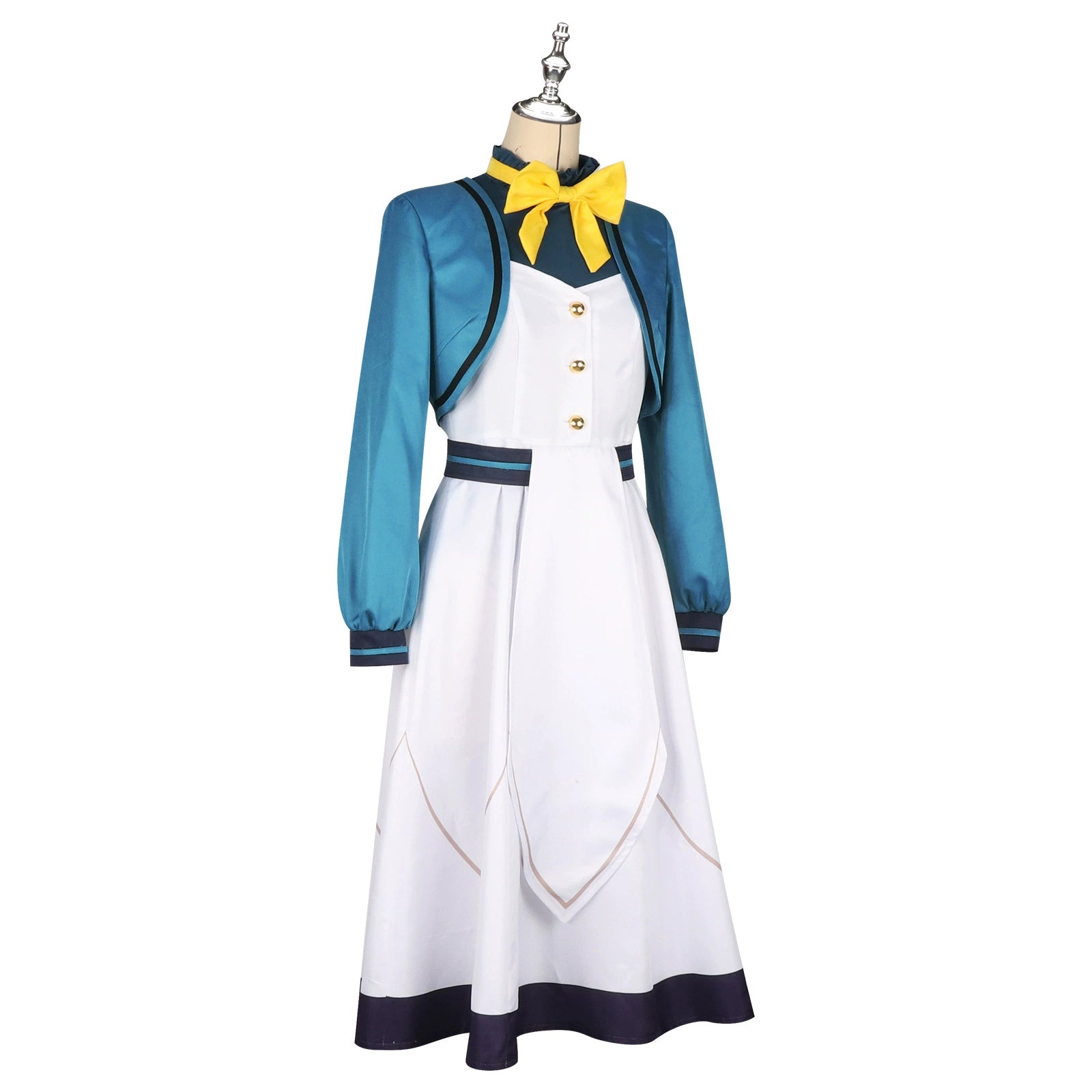 Monica Silent Witch Magier-Akademie-Kleid Cosplay Kostuem Damen