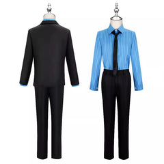 Vinsmoke Sanji One Piece Herren-Anzug Cosplay Kostuem Damen Gelb Blau
