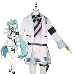 Hatsune Miku Project Sekai Musik-Uniform Cosplay Kostuem Damen Mehrfarbig