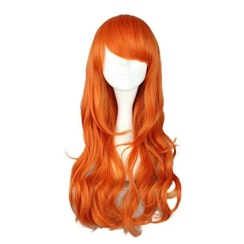 Nami One Piece Kimono-Set Cosplay Kostuem Damen Blau Weiß