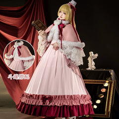 Victorique GOSICK Lolita Kleid Cosplay Kostuem Damen Rosa