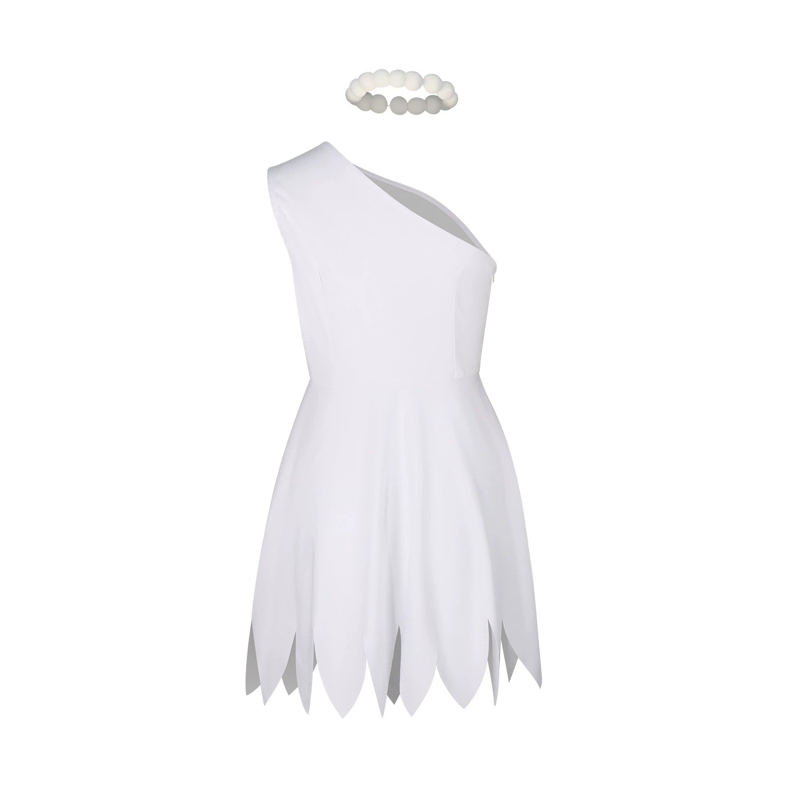 Cave Woman Halloween & Mittelalter Wildes Fellkleid Cosplay Kostuem Damen