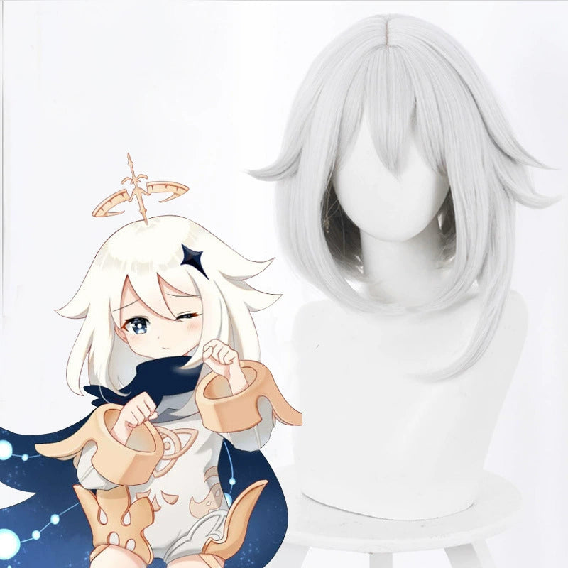 Paimon Cosplay Peruecke Damen