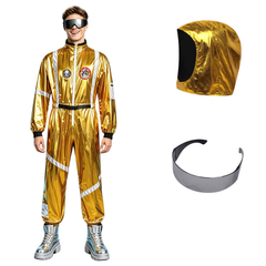 Hippie 70s Space-Kostüm – Disco-Verkleidung für Party, UNISEX